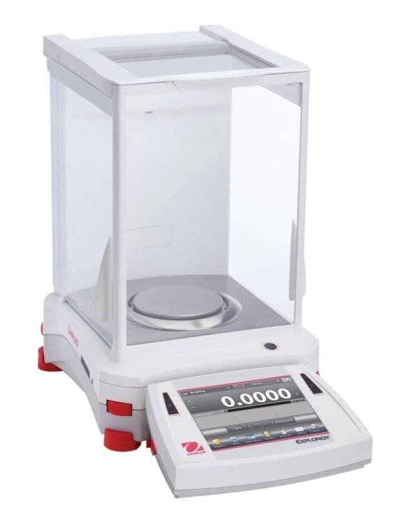Ohaus EX124/AD Explorer Analytical Balance: Precision Weighing for Scientific Excellence